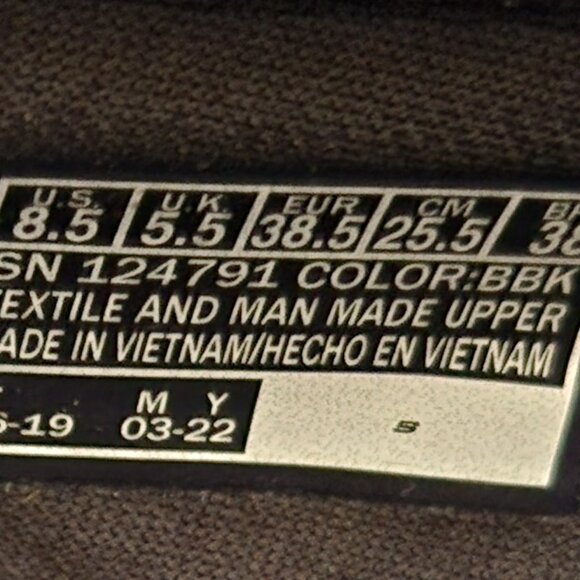 Skechers Go Walk sneakers sz 8.5 M black NWOB - Picture 6 of 6